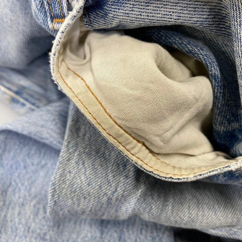【現状渡し品】【メンズ】 LEVI’S リーバイス USA製 刻印544 97年製造 不均等Ｖ 90’S BUTTONFLY DENIM PANTS ボタンフライ デニム パンツ ズボン ボトムス 157-260720-ya-03-izu サイズ：30×34 カラー：ライトインディゴ 万代Net店
