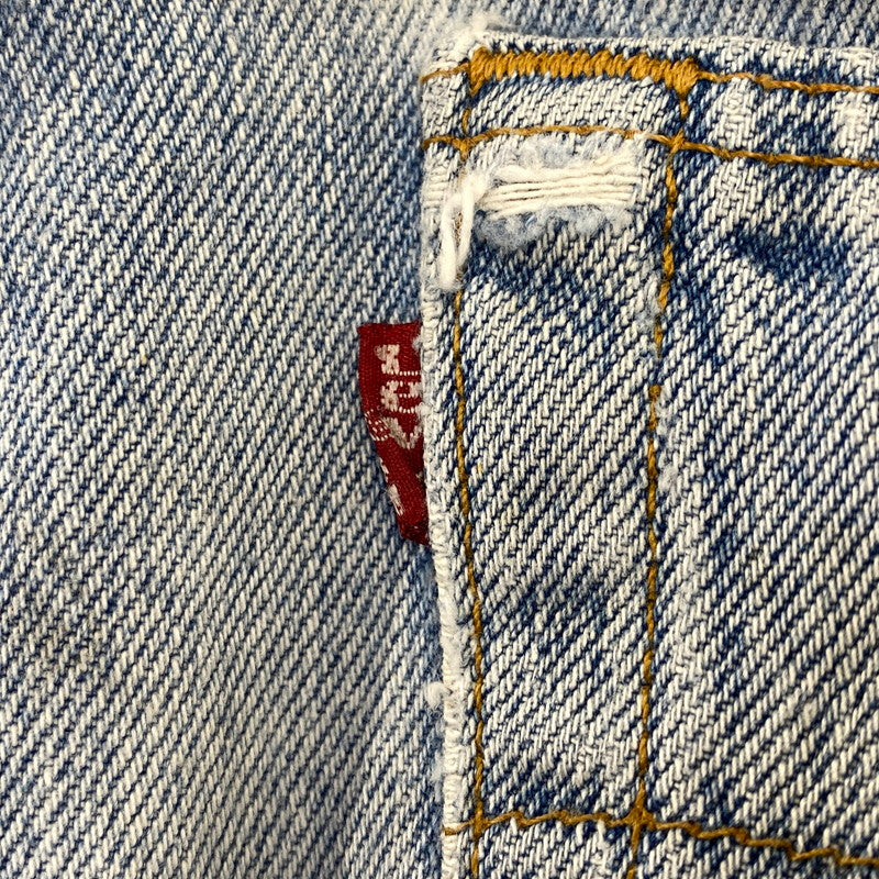 【現状渡し品】【メンズ】 LEVI’S リーバイス USA製 刻印544 97年製造 不均等Ｖ 90’S BUTTONFLY DENIM PANTS ボタンフライ デニム パンツ ズボン ボトムス 157-260720-ya-03-izu サイズ：30×34 カラー：ライトインディゴ 万代Net店