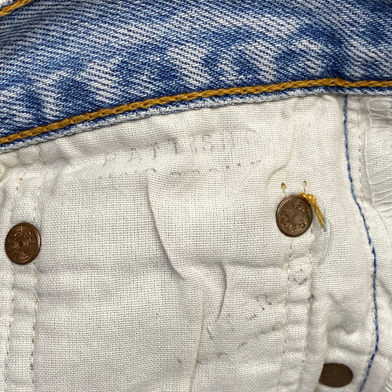 【現状渡し品】【メンズ】 LEVI’S リーバイス USA製 刻印544 97年製造 不均等Ｖ 90’S BUTTONFLY DENIM PANTS ボタンフライ デニム パンツ ズボン ボトムス 157-260720-ya-03-izu サイズ：30×34 カラー：ライトインディゴ 万代Net店