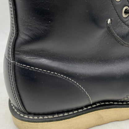 【中古品】【メンズ】 RED WING レッドウィング 6INCH CLASSIC MOC TO BOOT 8179 6インチ クラシック モックトゥ ブーツ 復刻犬タグ シューズ 靴 164-260511-as-20-izu サイズ：27cm カラー：ブラック 万代Net店