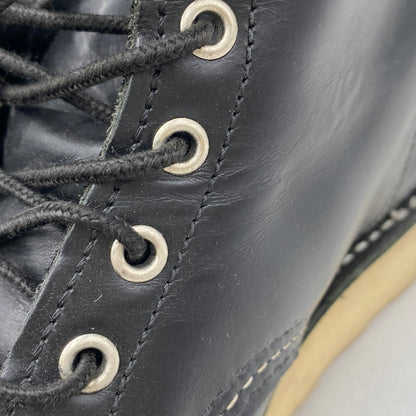 【中古品】【メンズ】 RED WING レッドウィング 6INCH CLASSIC MOC TO BOOT 8179 6インチ クラシック モックトゥ ブーツ 復刻犬タグ シューズ 靴 164-260511-as-20-izu サイズ：27cm カラー：ブラック 万代Net店