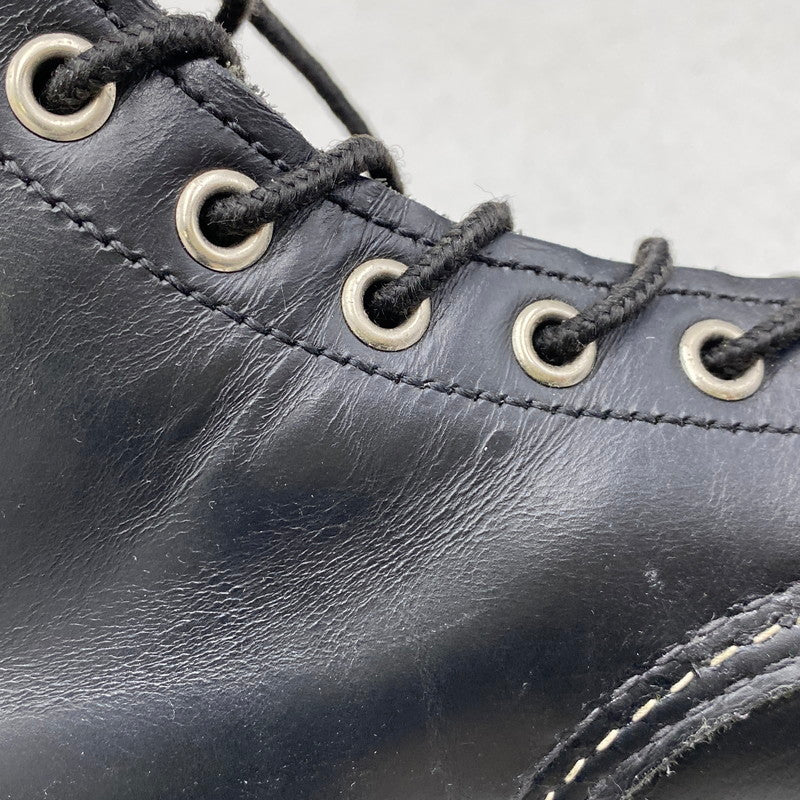 【中古品】【メンズ】 RED WING レッドウィング 6INCH CLASSIC MOC TO BOOT 8179 6インチ クラシック モックトゥ ブーツ 復刻犬タグ シューズ 靴 164-260511-as-20-izu サイズ：27cm カラー：ブラック 万代Net店