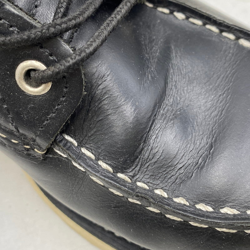 【中古品】【メンズ】 RED WING レッドウィング 6INCH CLASSIC MOC TO BOOT 8179 6インチ クラシック モックトゥ ブーツ 復刻犬タグ シューズ 靴 164-260511-as-20-izu サイズ：27cm カラー：ブラック 万代Net店