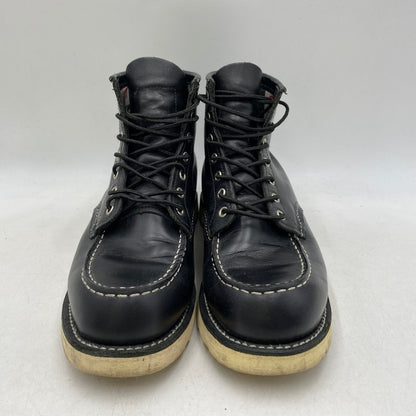 【中古品】【メンズ】 RED WING レッドウィング 6INCH CLASSIC MOC TO BOOT 8179 6インチ クラシック モックトゥ ブーツ 復刻犬タグ シューズ 靴 164-260511-as-20-izu サイズ：27cm カラー：ブラック 万代Net店