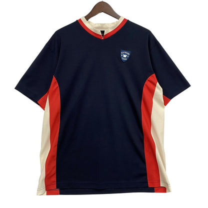 【中古品】【メンズ】 OLD SUPREME オールドシュプリーム SOCCER JERSEY サッカー ジャージー USA製 紙タグ 半袖 149-260511-as-01-izu サイズ：L カラー：ネイビー 万代Net店