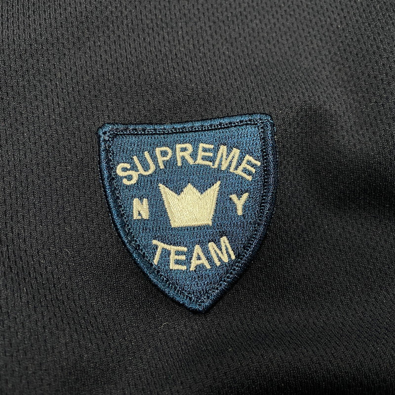 【中古品】【メンズ】 OLD SUPREME オールドシュプリーム SOCCER JERSEY サッカー ジャージー USA製 紙タグ 半袖 149-260511-as-01-izu サイズ：L カラー：ネイビー 万代Net店