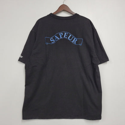 【中古品】【メンズ】 SAPEUR サプール A0025-237 REVERSIBLE SS TEE リバーシブル ショートスリーブ ティー トップス 半袖 142-260511-cs-15-izu サイズ：XL カラー：ブルー/ブラック 万代Net店