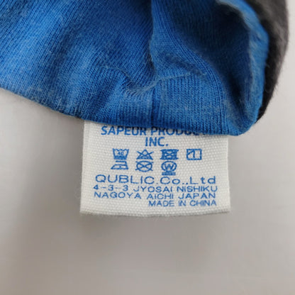 【中古品】【メンズ】 SAPEUR サプール A0025-237 REVERSIBLE SS TEE リバーシブル ショートスリーブ ティー トップス 半袖 142-260511-cs-15-izu サイズ：XL カラー：ブルー/ブラック 万代Net店