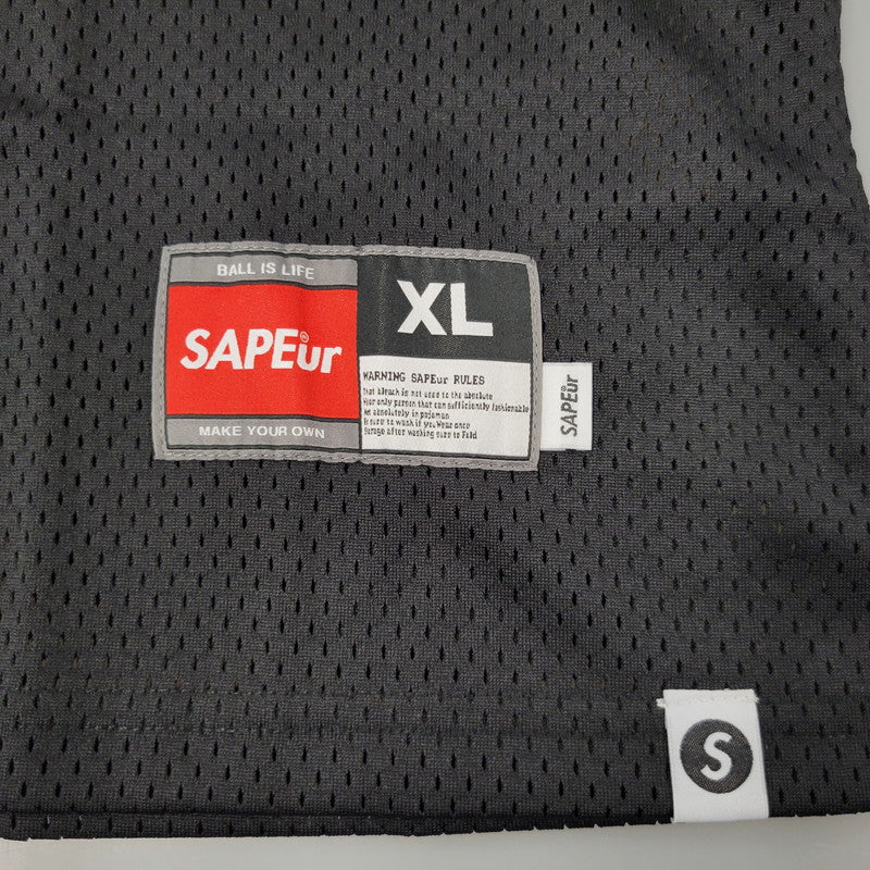 【中古美品】【メンズ】 SAPEUR サプール A0023-344 BASKET TANK TOP バスケット タンクトップ トップス 142-260511-cs-16-izu サイズ：XL カラー：ブラック 万代Net店