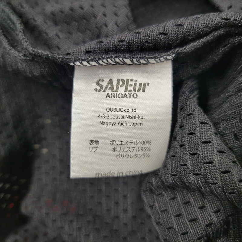 【中古美品】【メンズ】 SAPEUR サプール A0023-344 BASKET TANK TOP バスケット タンクトップ トップス 142-260511-cs-16-izu サイズ：XL カラー：ブラック 万代Net店