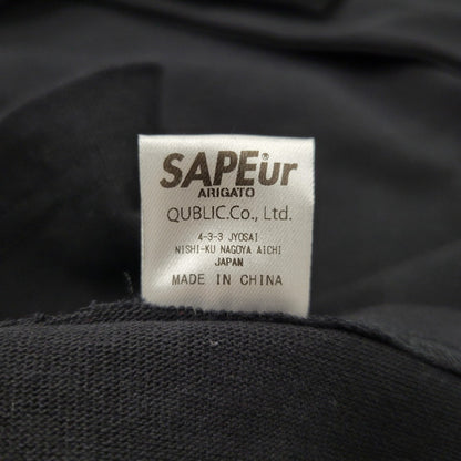 【中古美品】【メンズ】 SAPEUR サプール A0023-435 FRIENDSHIP LS TEE フレンドシップ ロングスリーブ ティー トップス 長袖 142-260511-cs-14-izu サイズ：XL カラー：ブラック 万代Net店