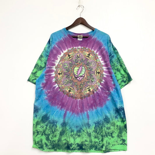 【中古品】【メンズ】 LIQUID BLUE リキッド・ブルー ホンジュラス製 GRATEFUL DEAD TIE DYE PRINT TEE グレイトフル・デッド タイダイ プリント Tシャツ トップス 半袖 146-260521-ya-21-izu サイズ：2XL カラー：マルチ 万代Net店
