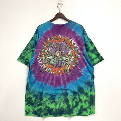 【中古品】【メンズ】 LIQUID BLUE リキッド・ブルー ホンジュラス製 GRATEFUL DEAD TIE DYE PRINT TEE グレイトフル・デッド タイダイ プリント Tシャツ トップス 半袖 146-260521-ya-21-izu サイズ：2XL カラー：マルチ 万代Net店