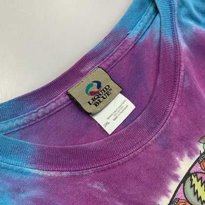 【中古品】【メンズ】 LIQUID BLUE リキッド・ブルー ホンジュラス製 GRATEFUL DEAD TIE DYE PRINT TEE グレイトフル・デッド タイダイ プリント Tシャツ トップス 半袖 146-260521-ya-21-izu サイズ：2XL カラー：マルチ 万代Net店