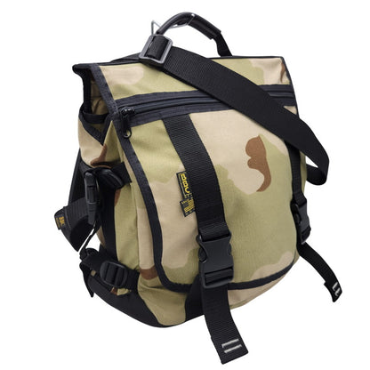 【中古品】【メンズ/レディース】 BIG BAG COMPANY ビッグバッグカンパニー 2WAY BAG CAMO リュック ショルダー バッグ カモ USA製 カバン 鞄 188-260522-as-17-izu カラー：マルチカラー 万代Net店