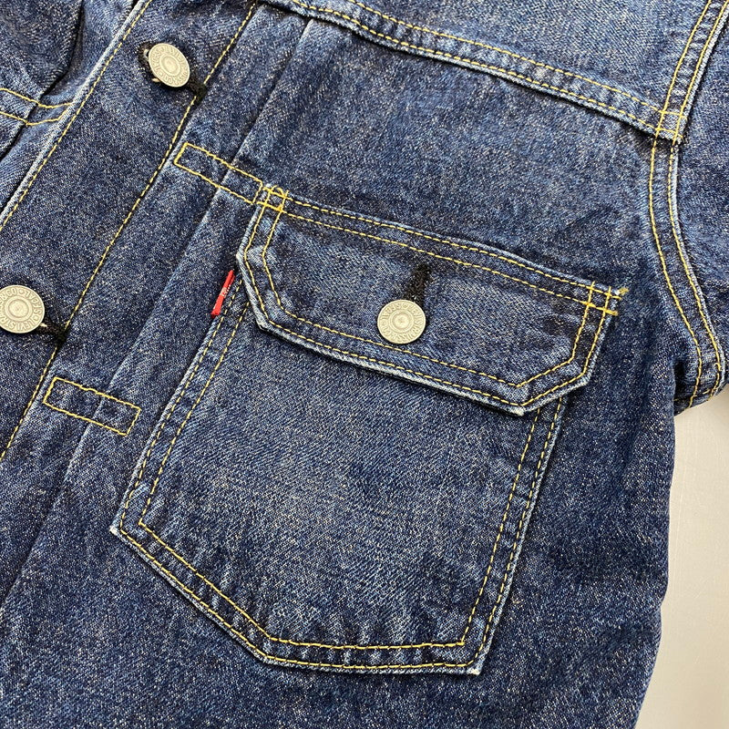 【中古品】【メンズ】 LEVI'S リーバイス 71507-XX 刻印J22 BIG-E 日本製 1997年製 90S 507 2ND DENIM JACKET セカンド デニム ジャケット アウター 146-260511-cs-07-izu サイズ：36 カラー：インディゴ 万代Net店