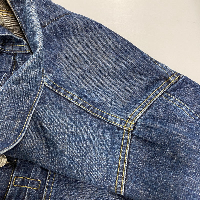 【中古品】【メンズ】 LEVI'S リーバイス 71507-XX 刻印J22 BIG-E 日本製 1997年製 90S 507 2ND DENIM JACKET セカンド デニム ジャケット アウター 146-260511-cs-07-izu サイズ：36 カラー：インディゴ 万代Net店