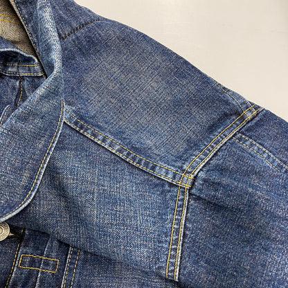 【中古品】【メンズ】 LEVI'S リーバイス 71507-XX 刻印J22 BIG-E 日本製 1997年製 90S 507 2ND DENIM JACKET セカンド デニム ジャケット アウター 146-260511-cs-07-izu サイズ：36 カラー：インディゴ 万代Net店