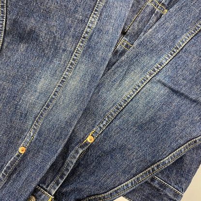 【中古品】【メンズ】 LEVI'S リーバイス 71507-XX 刻印J22 BIG-E 日本製 1997年製 90S 507 2ND DENIM JACKET セカンド デニム ジャケット アウター 146-260511-cs-07-izu サイズ：36 カラー：インディゴ 万代Net店