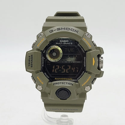 【中古品】【メンズ/レディース】 G-SHOCK ジーショック RANGEMAN SOLAR DIGITAL GW-9400-3DR レンジマン ソーラー デジタル 腕時計 196-260512-as-27-izu カラー：カーキ 万代Net店