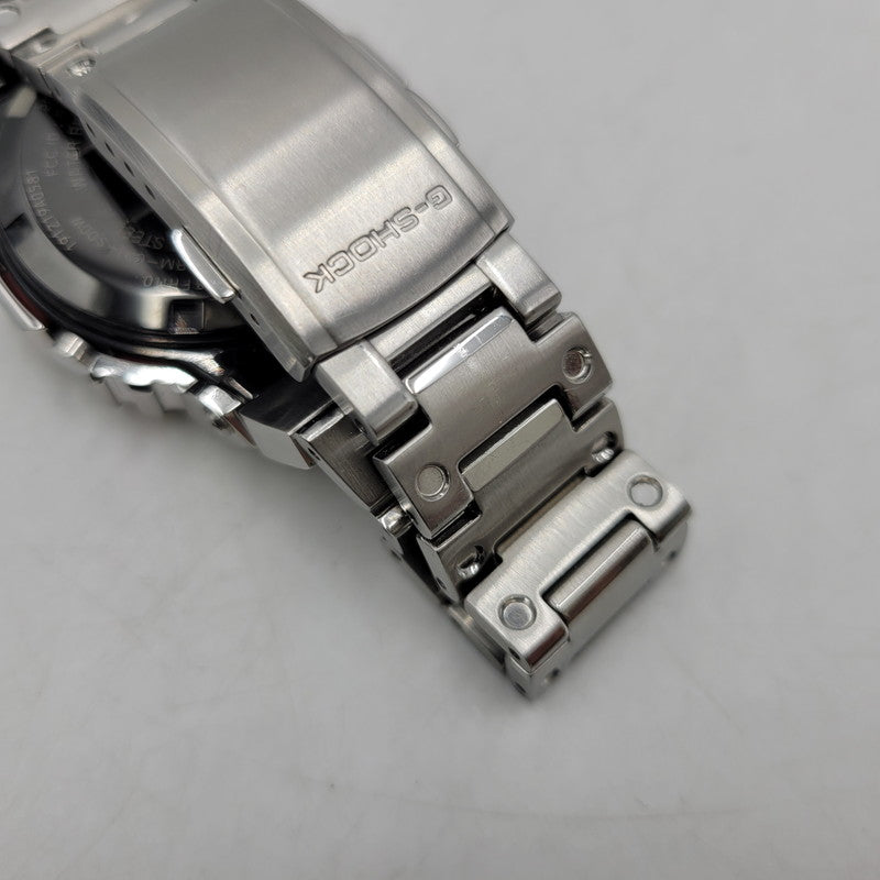 【中古品】【メンズ/レディース】 G-SHOCK ジーショック FULL METAL SOLAR DIGITAL GMW-B5000 フルメタル ソーラー デジタル 腕時計 196-260512-as-25-izu サイズ：49.3 × 43.2 × 13 mm カラー：シルバー 万代Net店