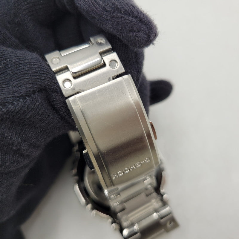 【中古品】【メンズ/レディース】 G-SHOCK ジーショック FULL METAL SOLAR DIGITAL GMW-B5000 フルメタル ソーラー デジタル 腕時計 196-260512-as-25-izu サイズ：49.3 × 43.2 × 13 mm カラー：シルバー 万代Net店