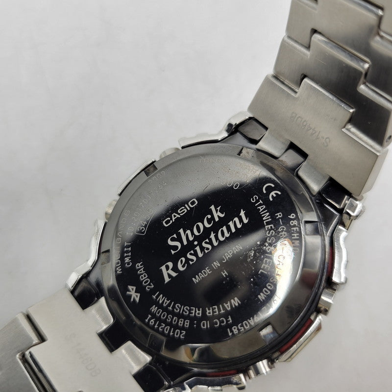 【中古品】【メンズ/レディース】 G-SHOCK ジーショック FULL METAL SOLAR DIGITAL GMW-B5000 フルメタル ソーラー デジタル 腕時計 196-260512-as-25-izu サイズ：49.3 × 43.2 × 13 mm カラー：シルバー 万代Net店