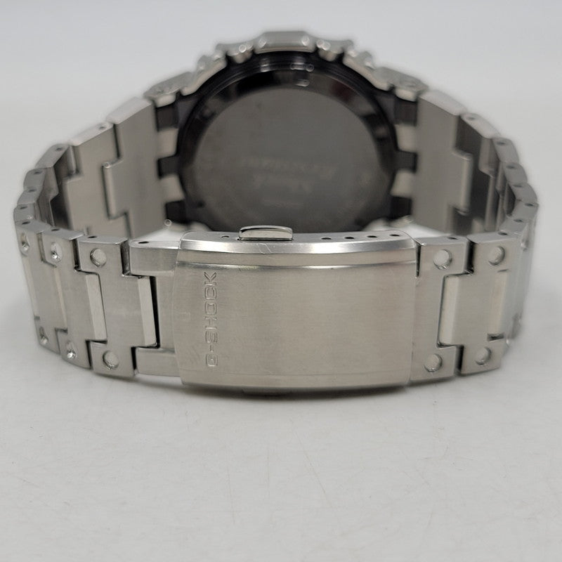 【中古品】【メンズ/レディース】 G-SHOCK ジーショック FULL METAL SOLAR DIGITAL GMW-B5000 フルメタル ソーラー デジタル 腕時計 196-260512-as-25-izu サイズ：49.3 × 43.2 × 13 mm カラー：シルバー 万代Net店