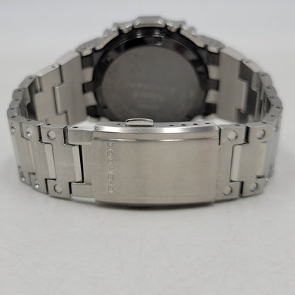 【中古品】【メンズ/レディース】 G-SHOCK ジーショック FULL METAL SOLAR DIGITAL GMW-B5000 フルメタル ソーラー デジタル 腕時計 196-260512-as-25-izu サイズ：49.3 × 43.2 × 13 mm カラー：シルバー 万代Net店