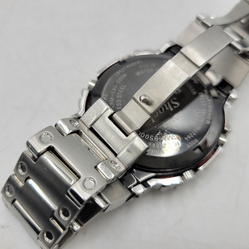 【中古品】【メンズ/レディース】 G-SHOCK ジーショック FULL METAL SOLAR DIGITAL GMW-B5000 フルメタル ソーラー デジタル 腕時計 196-260512-as-25-izu サイズ：49.3 × 43.2 × 13 mm カラー：シルバー 万代Net店