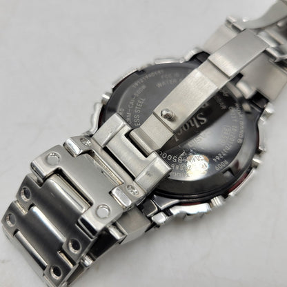 【中古品】【メンズ/レディース】 G-SHOCK ジーショック FULL METAL SOLAR DIGITAL GMW-B5000 フルメタル ソーラー デジタル 腕時計 196-260512-as-25-izu サイズ：49.3 × 43.2 × 13 mm カラー：シルバー 万代Net店