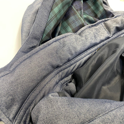 【中古品】【メンズ】 FRED PERRY フレッドペリー F2405 HOODED DOWN JACKET フーデッド ダウン ジャケット アウター 141-260712-ya-09-izu サイズ：M カラー：ネイビー 万代Net店