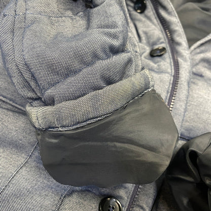 【中古品】【メンズ】 FRED PERRY フレッドペリー F2405 HOODED DOWN JACKET フーデッド ダウン ジャケット アウター 141-260712-ya-09-izu サイズ：M カラー：ネイビー 万代Net店