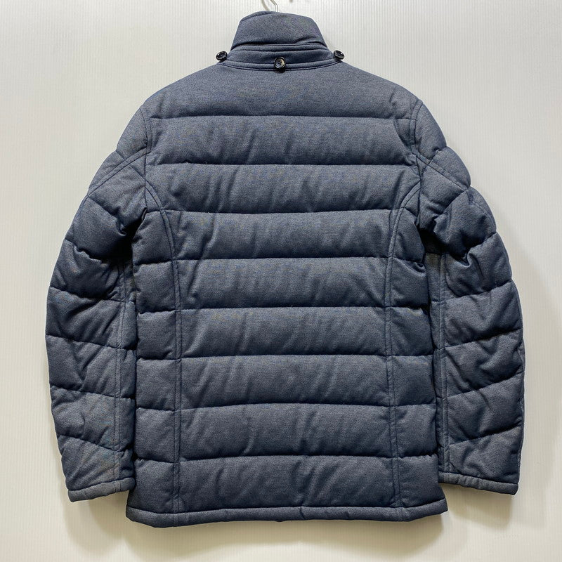 【中古品】【メンズ】 FRED PERRY フレッドペリー F2405 HOODED DOWN JACKET フーデッド ダウン ジャケット アウター 141-260712-ya-09-izu サイズ：M カラー：ネイビー 万代Net店