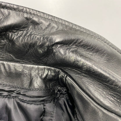 【中古品】【メンズ】 KADOYA カドヤ K'S LEATHER レザー DOUBLE RIDERS JACKET ダブルライダース ジャケット アウター 145-260512-ya-09-izu サイズ：S カラー：BLACK 万代Net店