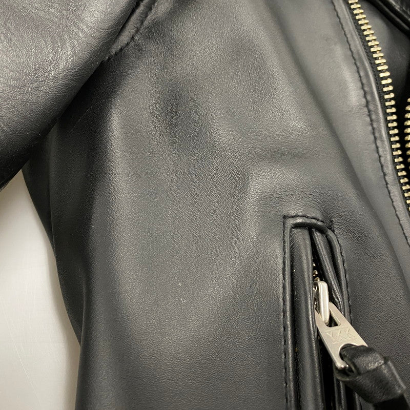 【中古品】【メンズ】 KADOYA カドヤ K'S LEATHER レザー DOUBLE RIDERS JACKET ダブルライダース ジャケット アウター 145-260512-ya-09-izu サイズ：S カラー：BLACK 万代Net店