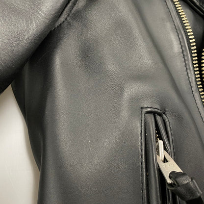 【中古品】【メンズ】 KADOYA カドヤ K'S LEATHER レザー DOUBLE RIDERS JACKET ダブルライダース ジャケット アウター 145-260512-ya-09-izu サイズ：S カラー：BLACK 万代Net店