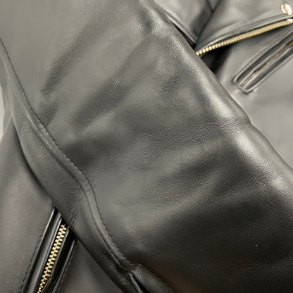 【中古品】【メンズ】 KADOYA カドヤ K'S LEATHER レザー DOUBLE RIDERS JACKET ダブルライダース ジャケット アウター 145-260512-ya-09-izu サイズ：S カラー：BLACK 万代Net店