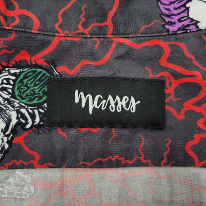 【中古品】【メンズ】 M&M エムアンドエム × MASSES マシス SHIRT S/S EL CHAVO ショートスリーブ シャツ エル チャボ 半袖 トップス 142-260512-as-09-izu サイズ：L カラー：マルチカラー 万代Net店