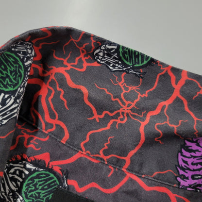 【中古品】【メンズ】 M&M エムアンドエム × MASSES マシス SHIRT S/S EL CHAVO ショートスリーブ シャツ エル チャボ 半袖 トップス 142-260512-as-09-izu サイズ：L カラー：マルチカラー 万代Net店
