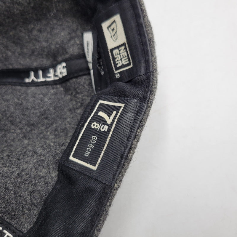 【中古品】【メンズ/レディース】 Supreme シュプリーム × WOOLRICH ウールリッチ × NEW ERA ニューエラ BOX LOGO CAP ボックスロゴキャップ 帽子 185-260512-as-23-izu サイズ：7 5/8（60.6cm） カラー：ダークグレー 万代Net店