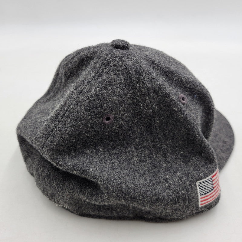 【中古品】【メンズ/レディース】 Supreme シュプリーム × WOOLRICH ウールリッチ × NEW ERA ニューエラ BOX LOGO CAP ボックスロゴキャップ 帽子 185-260512-as-23-izu サイズ：7 5/8（60.6cm） カラー：ダークグレー 万代Net店