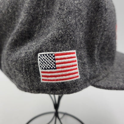 【中古品】【メンズ/レディース】 Supreme シュプリーム × WOOLRICH ウールリッチ × NEW ERA ニューエラ BOX LOGO CAP ボックスロゴキャップ 帽子 185-260512-as-23-izu サイズ：7 5/8（60.6cm） カラー：ダークグレー 万代Net店