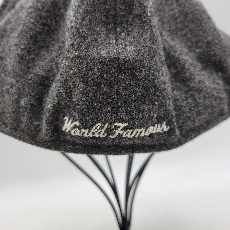 【中古品】【メンズ/レディース】 Supreme シュプリーム × WOOLRICH ウールリッチ × NEW ERA ニューエラ BOX LOGO CAP ボックスロゴキャップ 帽子 185-260512-as-23-izu サイズ：7 5/8（60.6cm） カラー：ダークグレー 万代Net店