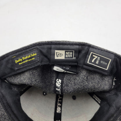 【中古品】【メンズ/レディース】 Supreme シュプリーム × WOOLRICH ウールリッチ × NEW ERA ニューエラ BOX LOGO CAP ボックスロゴキャップ 帽子 185-260512-as-23-izu サイズ：7 5/8（60.6cm） カラー：ダークグレー 万代Net店