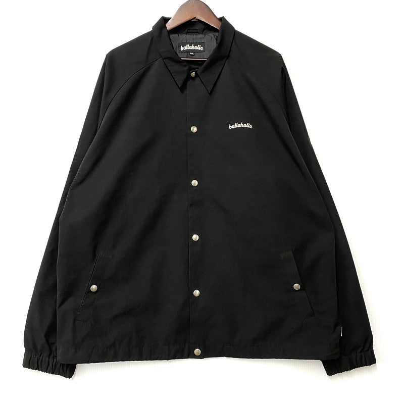 【中古品】【メンズ】 BALLAHOLIC ボーラホリック COACH JACKET コーチ ジャケット アウター 142-260515-cs-21-izu サイズ：XXL カラー：ブラック 万代Net店