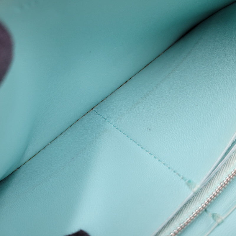 【中古品】【メンズ/レディース】 TIFFANY&Co. ティファニー LEATHER LONG WALLET レザー ロングウォレット L字ファスナー 長財布 181-260512-as-21-izu カラー：ブラック 万代Net店