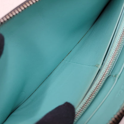 【中古品】【メンズ/レディース】 TIFFANY&Co. ティファニー LEATHER LONG WALLET レザー ロングウォレット L字ファスナー 長財布 181-260512-as-21-izu カラー：ブラック 万代Net店
