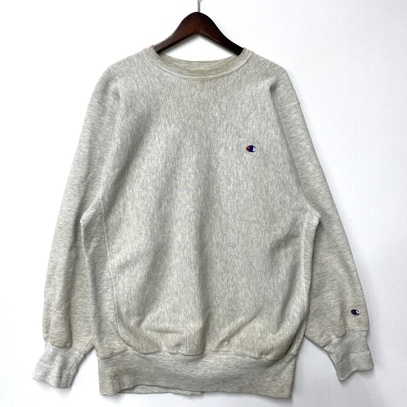 【現状渡し品】【メンズ】 CHAMPION チャンピオン 80-90S REVERSE WEAVE SWEAT SHIRT リバース ウィーブ スウェット シャツ トップス 長袖 146-260512-ya-02-izu サイズ：下記参照 カラー：グレー 万代Net店