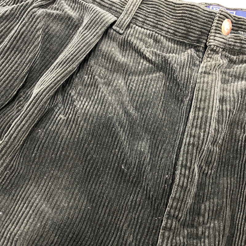 【中古品】【メンズ】 Polo by Ralph Lauren ポロバイラルフローレン CORDUROY PANTS コーデュロイ パンツ USA製 157-260524-as-29-izu サイズ：34×30 カラー：グリーン系 万代Net店